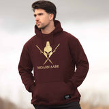 300 Hoodie - Burgundy x Gold