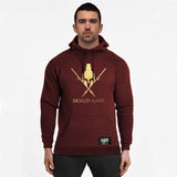 300 Hoodie - Burgundy x Gold - Spartathletics