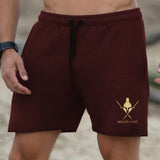 300 Shorts - Burgundy x Gold