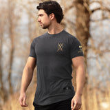 Legends of Ragnar™ | Valhalla T-Shirt - Dark Stone x Gold (Thor)