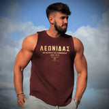 Nemesis Sleeveless Tank - Burgundy (Leonidas)