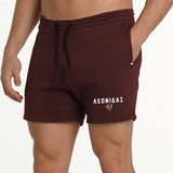 Theos Shorts - Burgundy x Gold (Leonidas) - Spartathletics