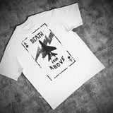 //03-SP1 | Shadow Ops T-Shirt - Arctic White "Death From Above" (Oversized) - Spartathletics