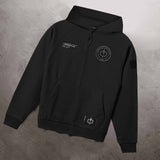 //03-SP1 | Shadow Ops Zippered Sweater - Onyx (Fully Customizable) - Spartathletics