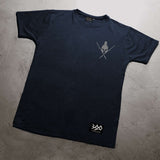 300 T-Shirt - Navy (Performance Line) - Spartathletics