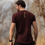 Glory T-Shirt - Burgundy x Gold (Leonidas)