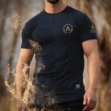 Glory T-Shirt - Navy x Gold (Poseidon)