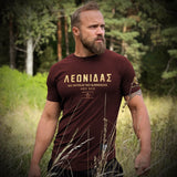 Nemesis T-Shirt - Burgundy x Gold (Leonidas)