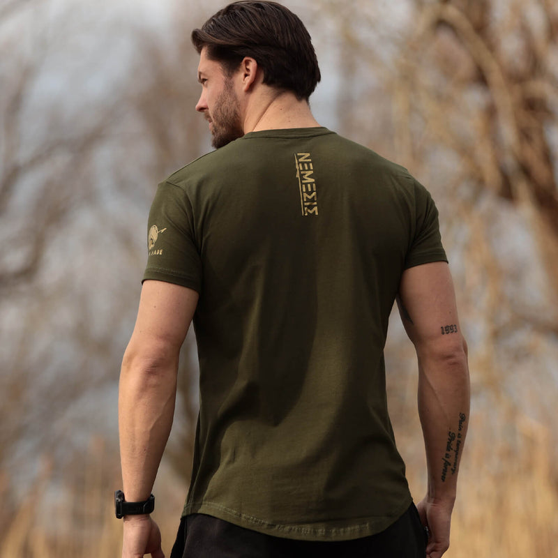 Nemesis T-Shirt - Forest Green x Gold (Ares)