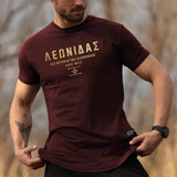 Nemesis T-Shirt - Burgundy x Gold (Leonidas)