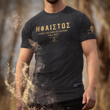 Nemesis T-Shirt - Granite x Gold (Hephaistos)